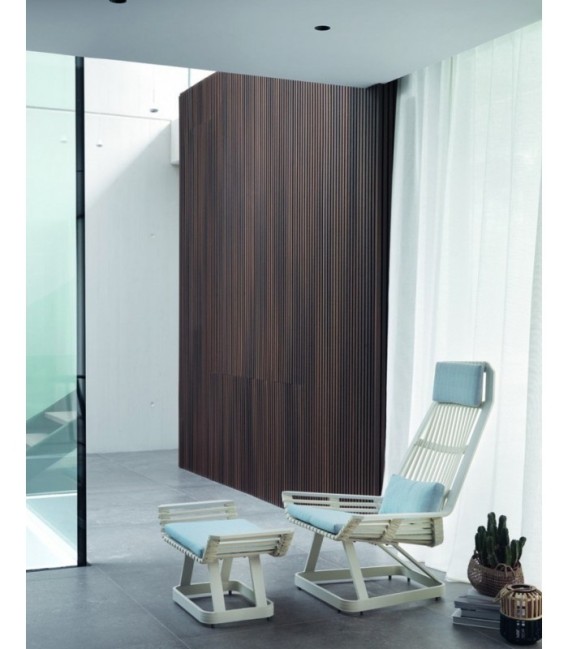 RESPOSAPIES RELAX ALUMINIO Y FIBRA SINTÉTICA BLANCA. CIRES