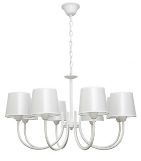 LÁMPARA DE TECHO JARA BLANCA 