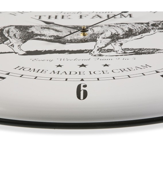 RELOJ DE PARED METAL FARM 