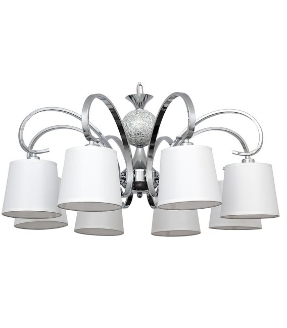 LÁMPARA DE TECHO CORDIA CROMADA 