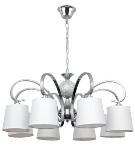 LÁMPARA DE TECHO CORDIA CROMADA 