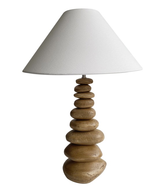 LÁMPARA DE SOBREMESA CERÁMICA STONES 