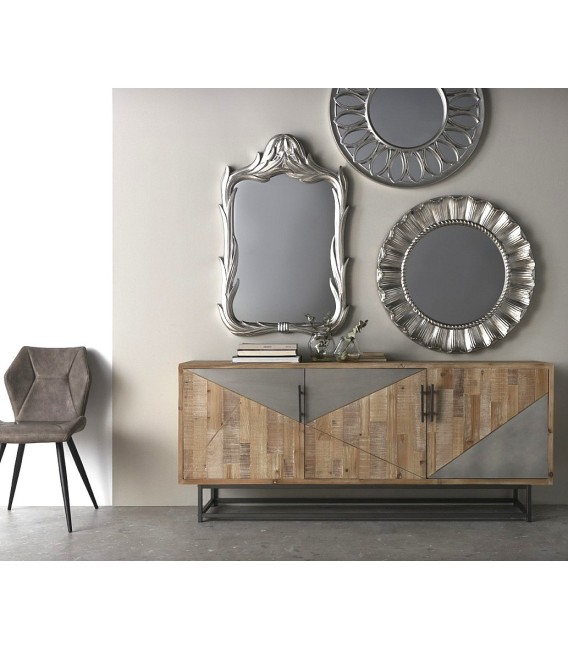 APARADOR MADERA Y METAL DORIAN 