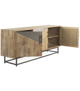 APARADOR MADERA Y METAL DORIAN 