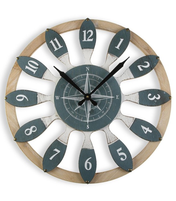 RELOJ DE PARED BRÚJULA 