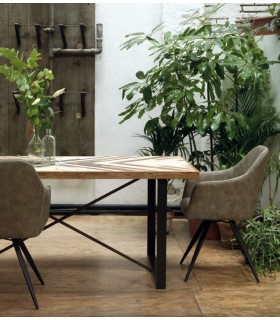 SILLÓN POLIPIEL RUANO MARRÓN