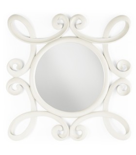 ESPEJO VINTAGE BLANCO JASMINE