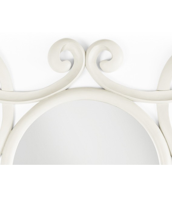 ESPEJO VINTAGE BLANCO JASMINE