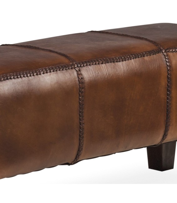 BANQUETA TRENZA PIEL