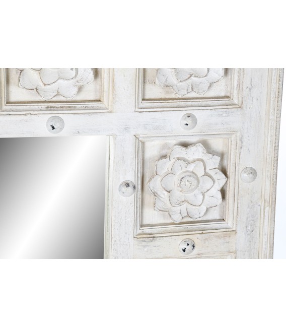 ESPEJO ALBANIS MADERA BLANCO