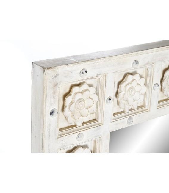 ESPEJO ALBANIS MADERA BLANCO