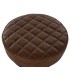 TABURETE ORLEANS METAL Y CUERO 
