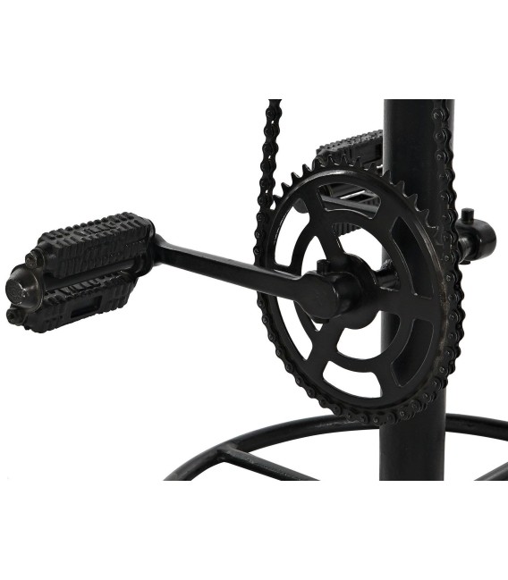 TABURETE ORLEANS METAL Y CUERO 