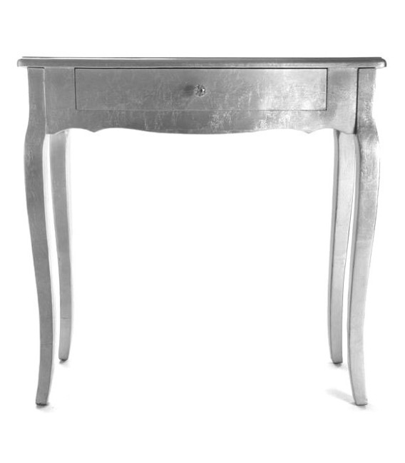 CONSOLA GEMMA MADERA PAN DE PLATA 