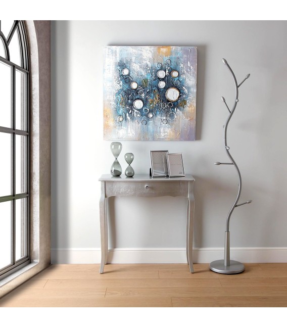 CONSOLA GEMMA MADERA PAN DE PLATA 