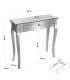 CONSOLA GEMMA MADERA PAN DE PLATA 