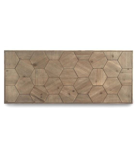 CABECERO 135 GOMETRIC MADERA 