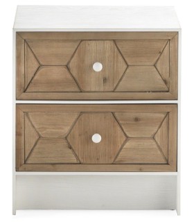 MESITA DE NOCHE GEOMETRIC MADERA 