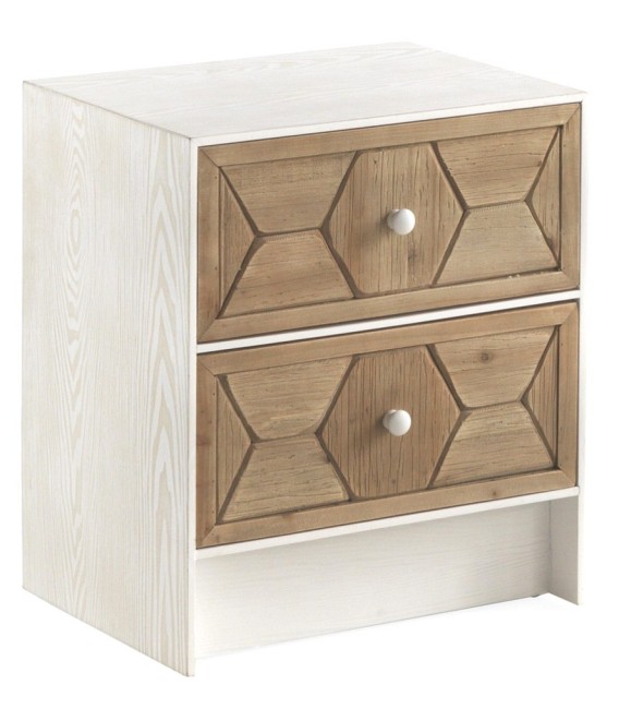 MESITA DE NOCHE GEOMETRIC MADERA 