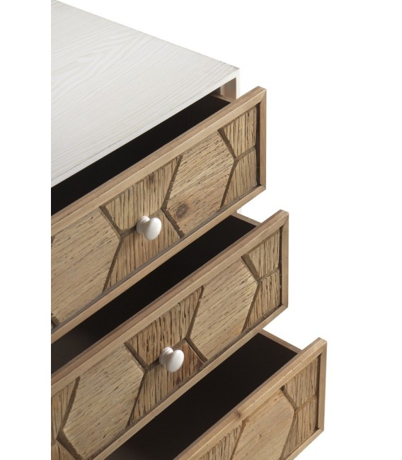 MESITA DE NOCHE L GEOMETRIC MADERA