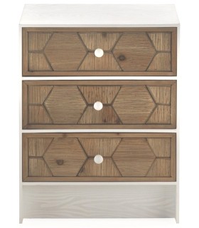 MESITA DE NOCHE L GEOMETRIC MADERA