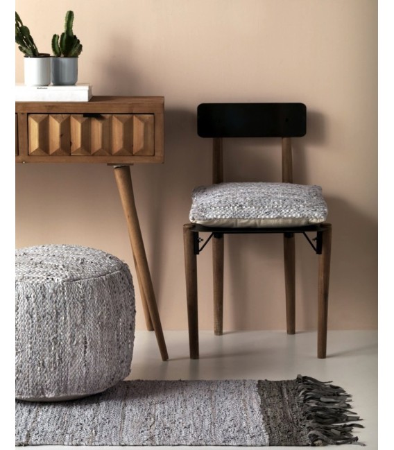 PUF GEOMETRIC ALGODÓN 