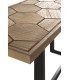 CONSOLA GEOMETRIC MADERA Y METAL