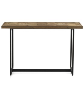 CONSOLA GEOMETRIC MADERA Y METAL