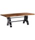 MESA DE COMEDOR ORLEANS MADERA Y METAL 
