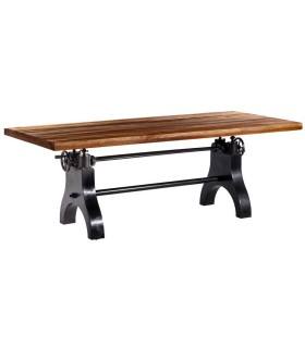 MESA DE COMEDOR ORLEANS MADERA Y METAL 