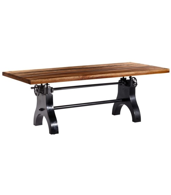 MESA DE COMEDOR ORLEANS MADERA Y METAL 