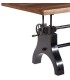 MESA DE COMEDOR ORLEANS MADERA Y METAL 