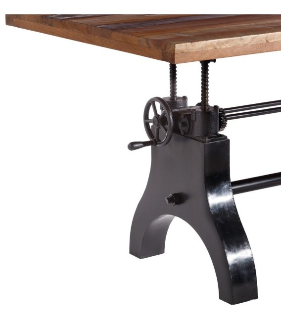 MESA DE COMEDOR ORLEANS MADERA Y METAL 