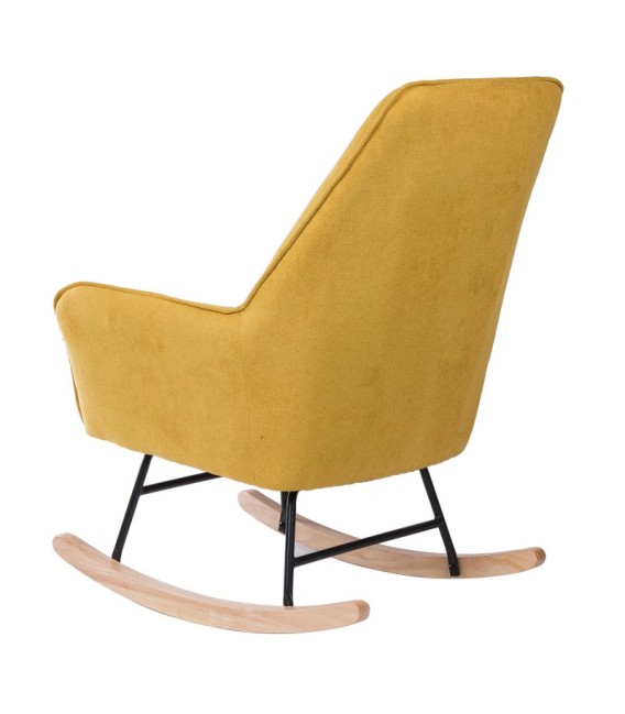 SILLÓN DE LACTANCIA MECEDORA PAPI AMARILLA 