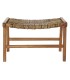 BANCO PIE DE CAMA MAREN MADERA Y RATÁN 