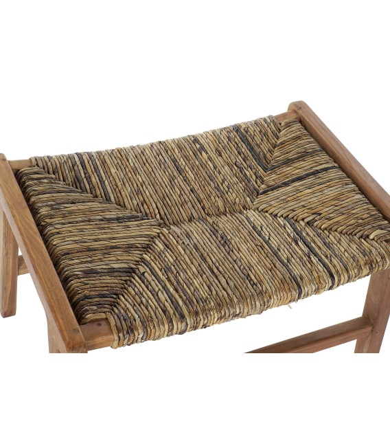 BANCO PIE DE CAMA MAREN MADERA Y RATÁN 