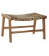 BANCO PIE DE CAMA MAREN MADERA Y RATÁN 