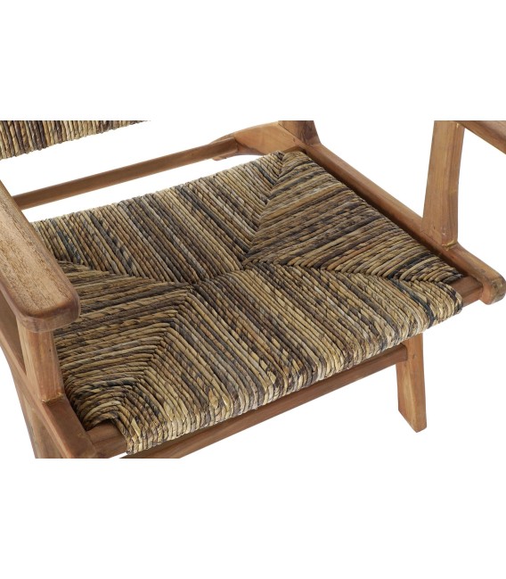 SILLÓN MAREN MADERA Y RATÁN 