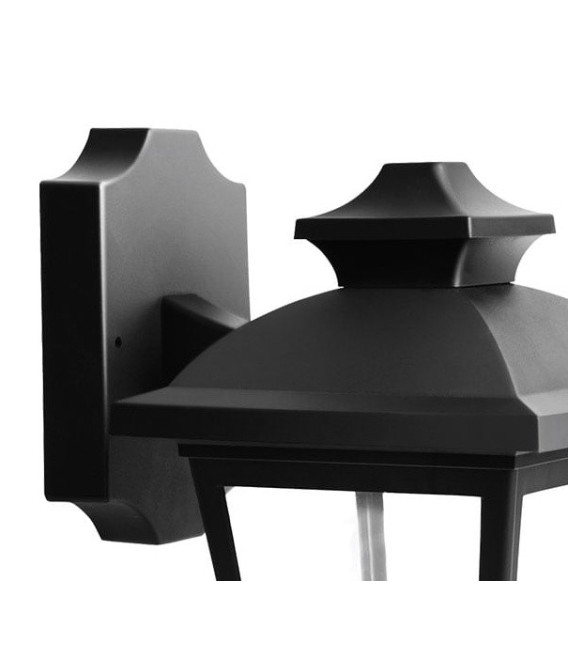 APLIQUE EXTERIOR FAUNIA NEGRO 