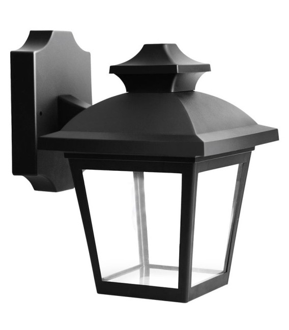 APLIQUE EXTERIOR FAUNIA NEGRO 