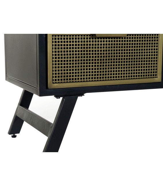 MUEBLE TV  DALE  METAL Y RATTAN 