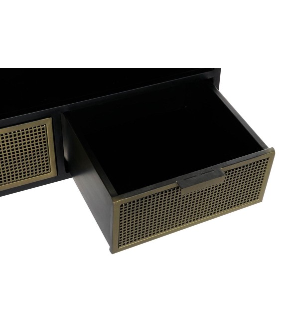 MUEBLE TV  DALE  METAL Y RATTAN 