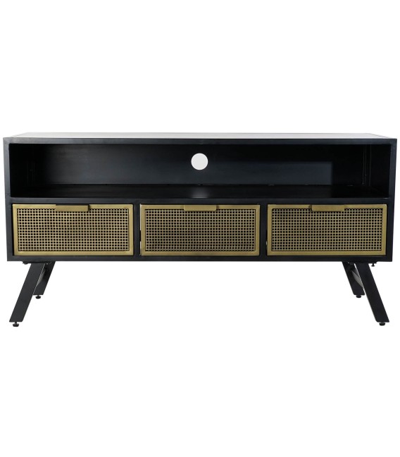 MUEBLE TV  DALE  METAL Y RATTAN 