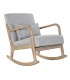 SILLÓN DE LACTANCIA MECEDORA ALPINO GRIS 