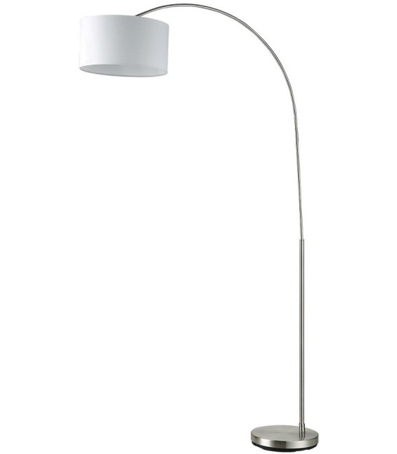LÁMPARA DE PIE ARCO PLATA 