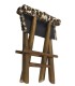 BANQUETA PLEGABLE LEOPARDO 