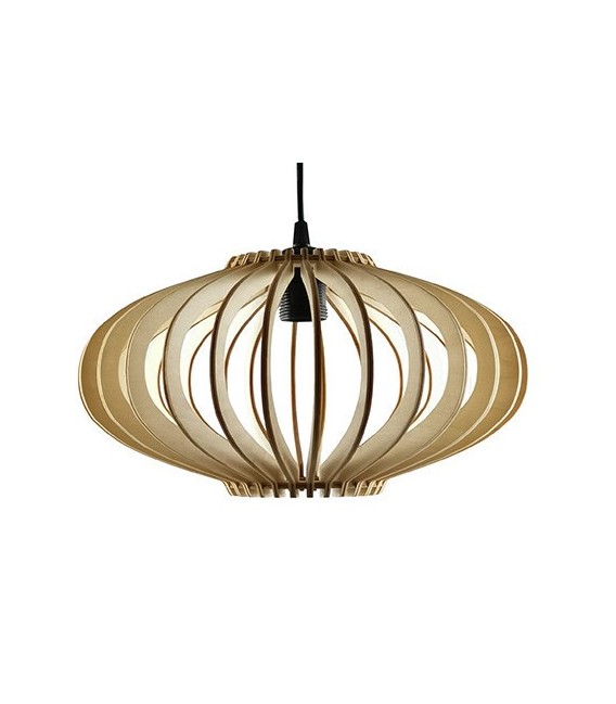 LÁMPARA DE TECHO LUFULO MADERA MDMHOGAR