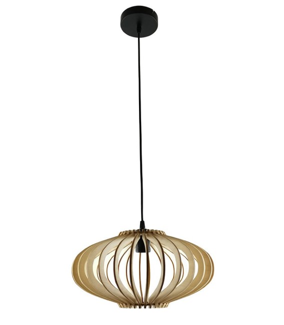 LÁMPARA DE TECHO LUFULO MADERA MDMHOGAR