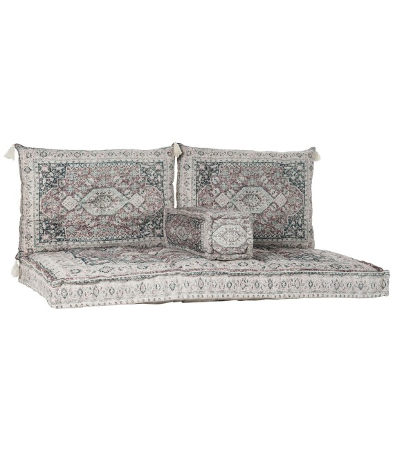 SILLÓN SUELO 2 PLAZAS BINGHAM ALGODÓN DESGASTADO VERDE 