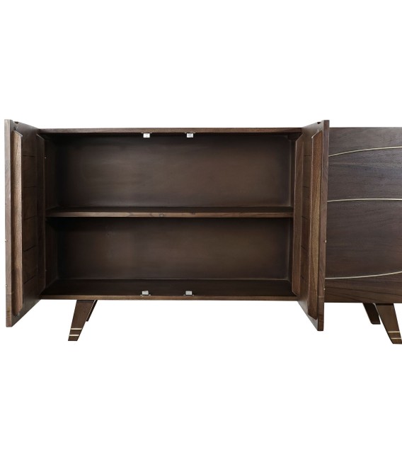 APARADOR BUFFET AKAME MADERA ACACIA 3 PUERTAS